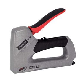 Prego/grampeador de metal superior Petrus 340 - para grampos de 530/6 a 14 mm e pinos tipo 8 de 15 mm - ajuste de potência - cor