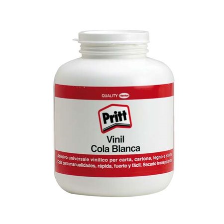 Cola Branca Pritt 1Kg - Sem Solventes - Lavável a 20ºC - 90% Ingredientes Naturais - Seguro para Crianças