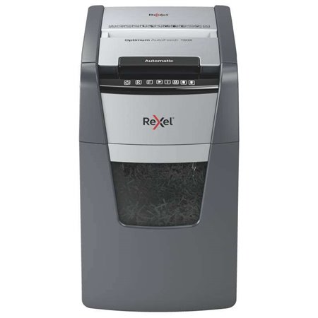 Rexel Automatic Shredder Optimum Autofeed 150x Particle Cutting - Alimentação automática de até 150 folhas - Capacidade 44L - Te