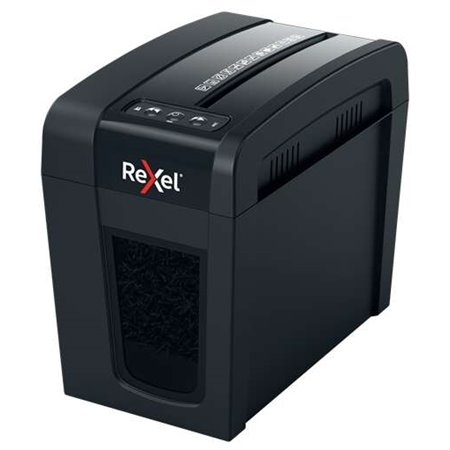 Rexel Secure X6-SL Whisper-Shred Manual Trituradora de Papel Cortada em Partículas - Destrói até 6 Folhas - 10L