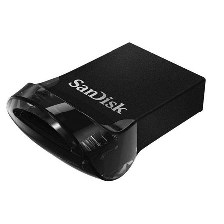 Unidade Flash USB Sandisk Ultra Fit 128 GB - 3.1 Gen 1 - Leitura de 130 MB/s - Preto (Pendrive)