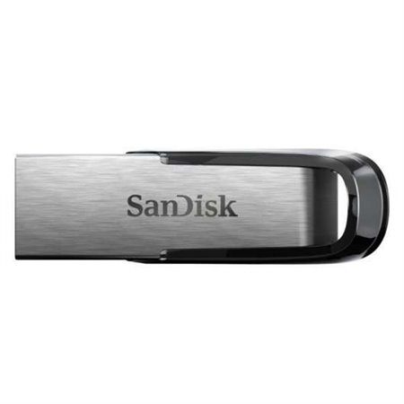 Memória Sandisk Ultra Flair USB 3.0 32GB - Sem Tampa - Aço/Preto (Pendrive)