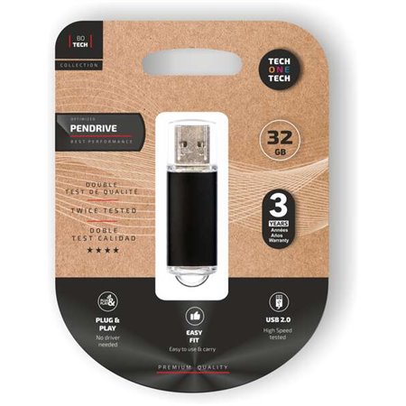 Memória USB 2.0 básica TechOneTech 32 GB (pendrive)