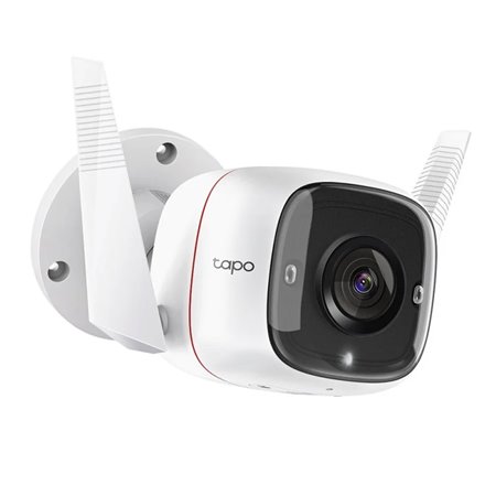 TP-Link Tapo TC65 2K+3MP Outdoor WiFi Security Camera - Visão noturna - Detecção de movimento - Alarme de luz e som - Áudio bidi