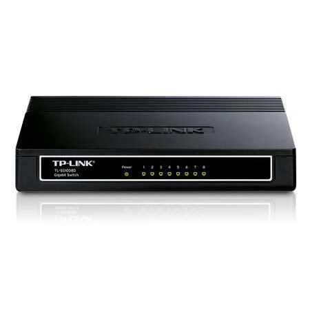 Switch de mesa TP-Link TL-SG1008D 8 portas Gigabit