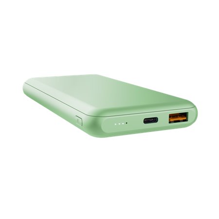 Trust Redoh Powerbank 10000mAh - USB, Tipo C - Carregamento rápido - Cor Verde