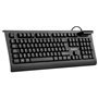 Teclado USB Unykach KB918 com Leitor Inteligente Tipo PC/SC 2.0 como DNIe ou Cartão de Saúde - Língua Portuguesa - Cor Preta