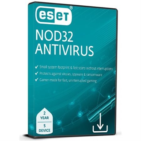 ESET NOD32 Antivirus (2 Anos / 5 Dispositivos)