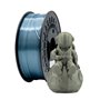 Filamento PLA SILK 3D - Diâmetro 1,75 mm - Bobina de 1 kg - Cor prata