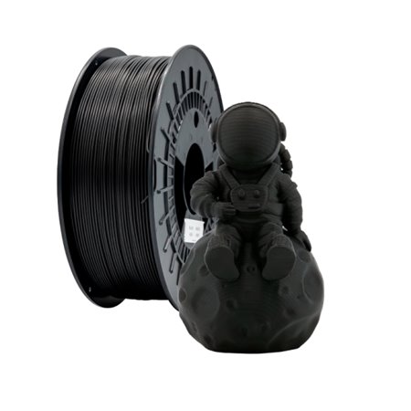 Filamento PLA TOUGH 3D - Diâmetro 1,75 mm - Bobina de 1 kg - Cor preta