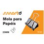 Molas para Papeis 25mm SmartD Cx 12un