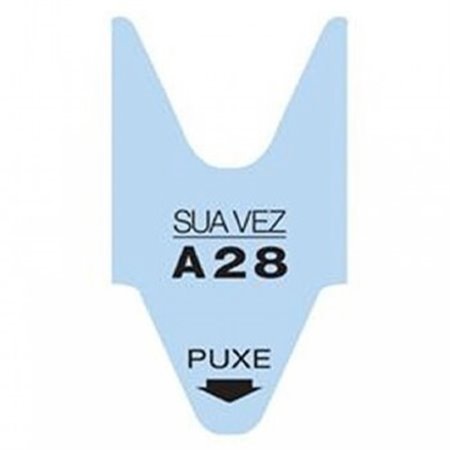 Rolos Numerados "Puxe sua vez" Azul 1un (2000un)