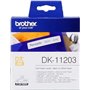 Brother DK11203 - Etiquetas originais pré-cortadas para pastas - 17x87 mm - 300 unidades - Texto preto sobre fundo branco