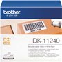 Brother DK11240 - Etiquetas originais grandes multiuso pré-cortadas - 102x51 mm - 600 unidades - Texto preto sobre fundo branco