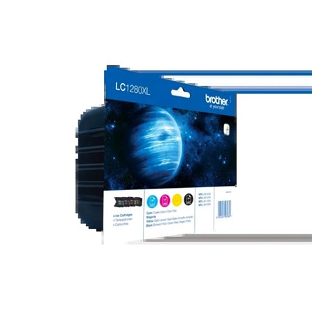Brother LC1280XL 4-Pack Tinteiros originais - LC1280XLVALBP
