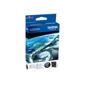 Tinteiro original Brother LC985 Preto - LC985BKBP
