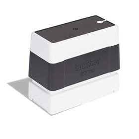 Brother PR2770B6P Pack de 6 suportes de carimbo originais - 27x70mm - Preto