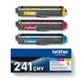 Brother TN241 Pack de 3 Toners originais - Ciano, Magenta, Amarelo - TN241CMY