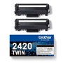 Brother TN2420 Preto 2-Pack Toners Originais - TN2420TWIN