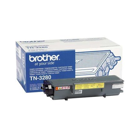 Toner original preto Brother TN3280