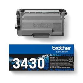 Toner original preto Brother TN3430