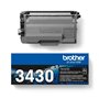 Toner original preto Brother TN3430