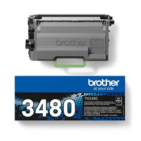 Toner original preto Brother TN3480