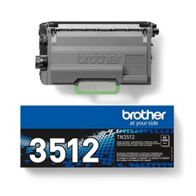 Toner original preto Brother TN3512