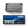 Toner original preto Brother TN3512