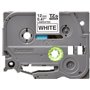Etiquetas laminadas original Brother TZe231 - Texto preto em fundo branco - Largura 12 mm x 8 metros