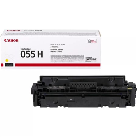 Toner original Canon 055H amarelo - 3017C002