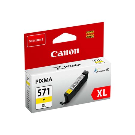 Tinteiro original Canon CLI571XL amarelo - 0334C001