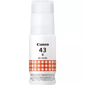 Garrafa original Canon GI43 vermelho - GI43R/4716C001
