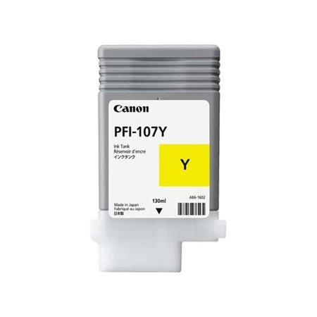 Tinteiro original Canon PFI107 amarelo - PFI107Y/6708B001