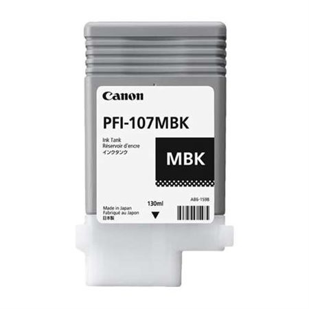 Tinteiro original Canon PFI107 preto fosco - PFI107MBK/6704B001