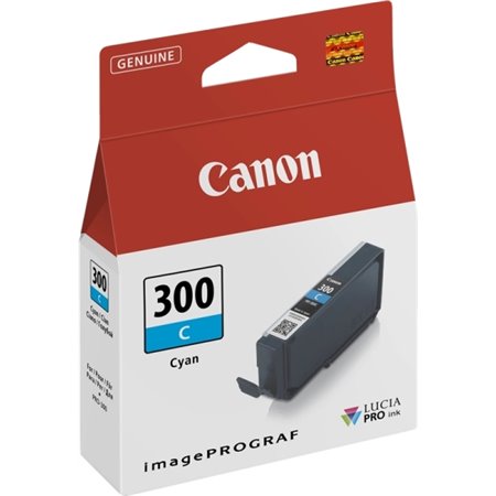 Tinteiro original Canon PFI300 ciano - 4194C001/PFI300C