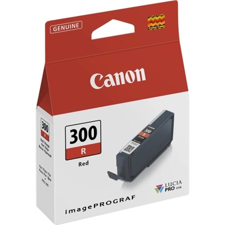 Tinteiro original Canon PFI300 vermelho - 4199C001/PFI300R