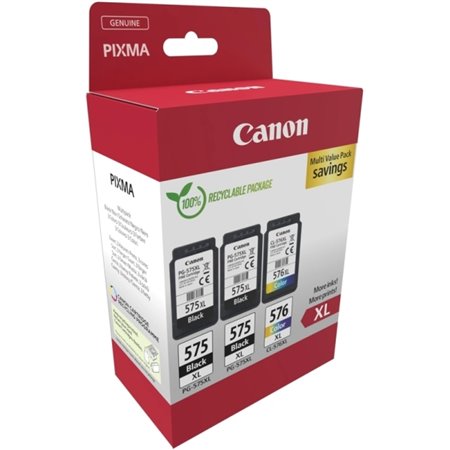 Canon PG575XL/CL576XL Multipack de 3 Tinteiros originais - 5437C004