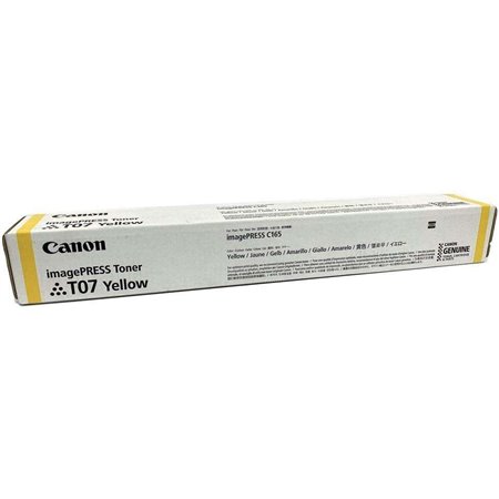 Toner original Canon T07 amarelo - 3644C001