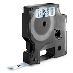 Etiquetas original Dymo D1 para etiquetadora - Texto preto em fundo branco - 9 mm de largura x 7 metros - S0720670