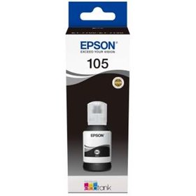 Garrafa pigmentada original Epson 105 preta - C13T00Q140