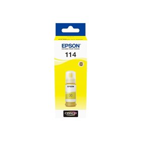 Garrafa pigmentada original Epson 114 amarelo - C13T07B440
