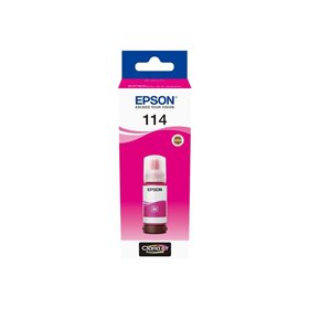 Garrafa pigmentada original Epson 114 Magenta - C13T07B340