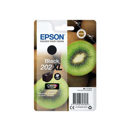 Tinteiro original Epson 202XL preto - C13T02G14010