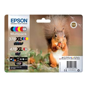Epson 378XL/478XL 6-Pack Tinteiros originais - C13T379D4010