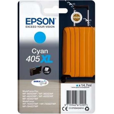 Tinteiro original Epson 405XL ciano - C13T05H24010