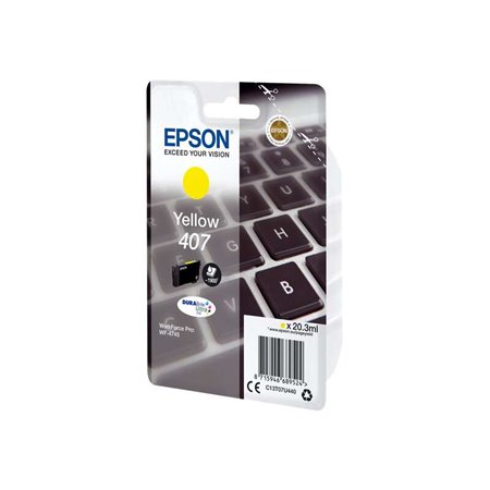 Tinteiro original Epson 407 amarelo - C13T07U440
