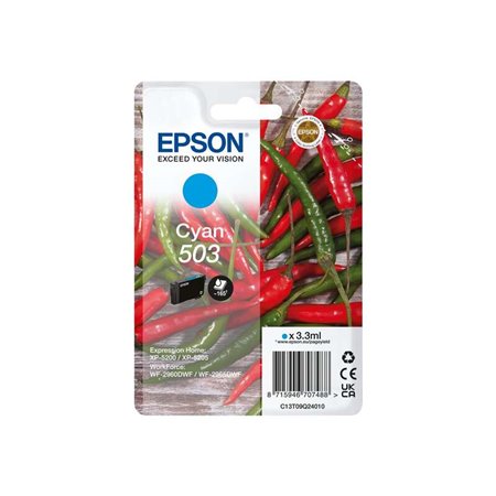 Tinteiro original Epson 503 Cyan - C13T09Q24010