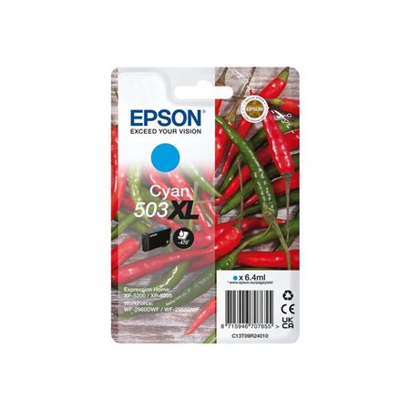 Tinteiro original Epson 503XL ciano - C13T09R24010