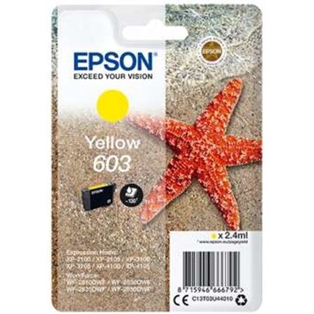 Tinteiro original Epson 603 amarelo - C13T03U44010